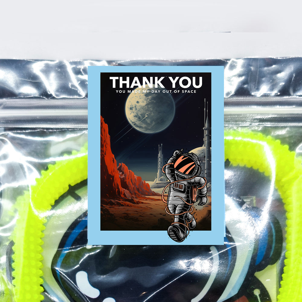 30 Sacchetti Regalo Tema Astronauta – Candy Bags In Alluminio 25x16,5cm – Per Compleanni, Feste E Bomboniere - 4