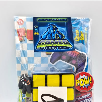 Pre Filled Birthday Virtual Gamer Party Bags For Older Boys, With Sweets And Toys, Party Favours.