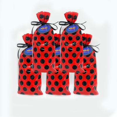 Pre Filled Red Ladybug Hero Birthday Party Bags With Toys And Sweets, Party Favours.