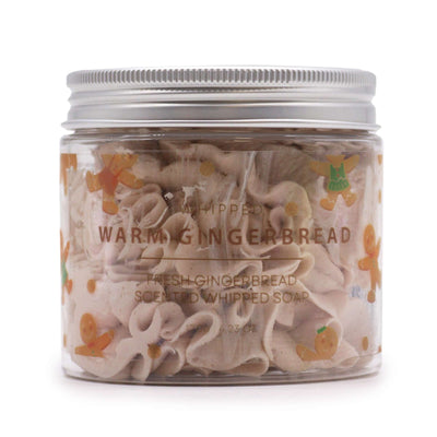 Christmas Whipped Cream Hydrating Body Soap With Ginger, Cinnamon And Orange. 