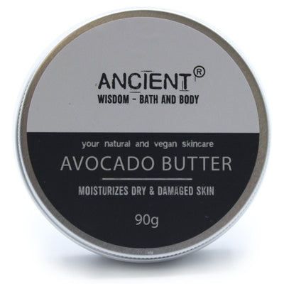 Aromatherapy Paraben Free Essential Oils Shea Body Butter 90g - Avocado.