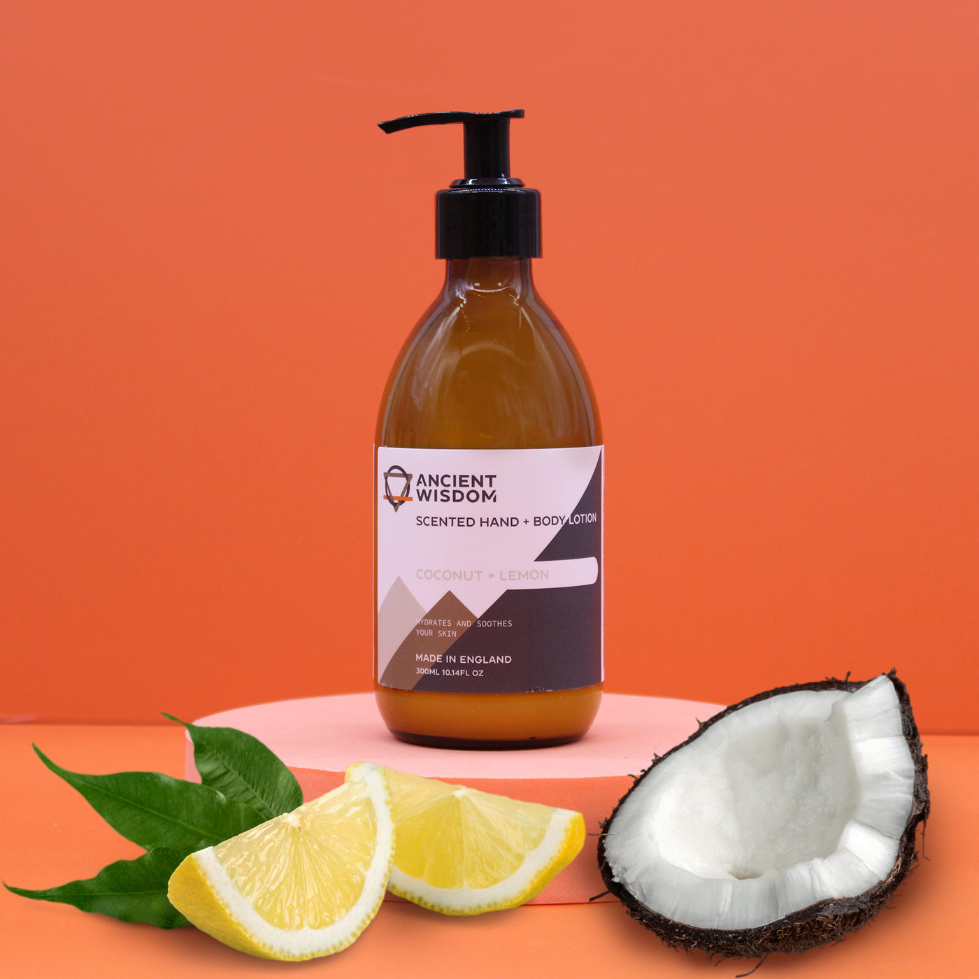 Fragranced Parabens Free Coconut And Lemon Hand & Body Lotion 300gr.