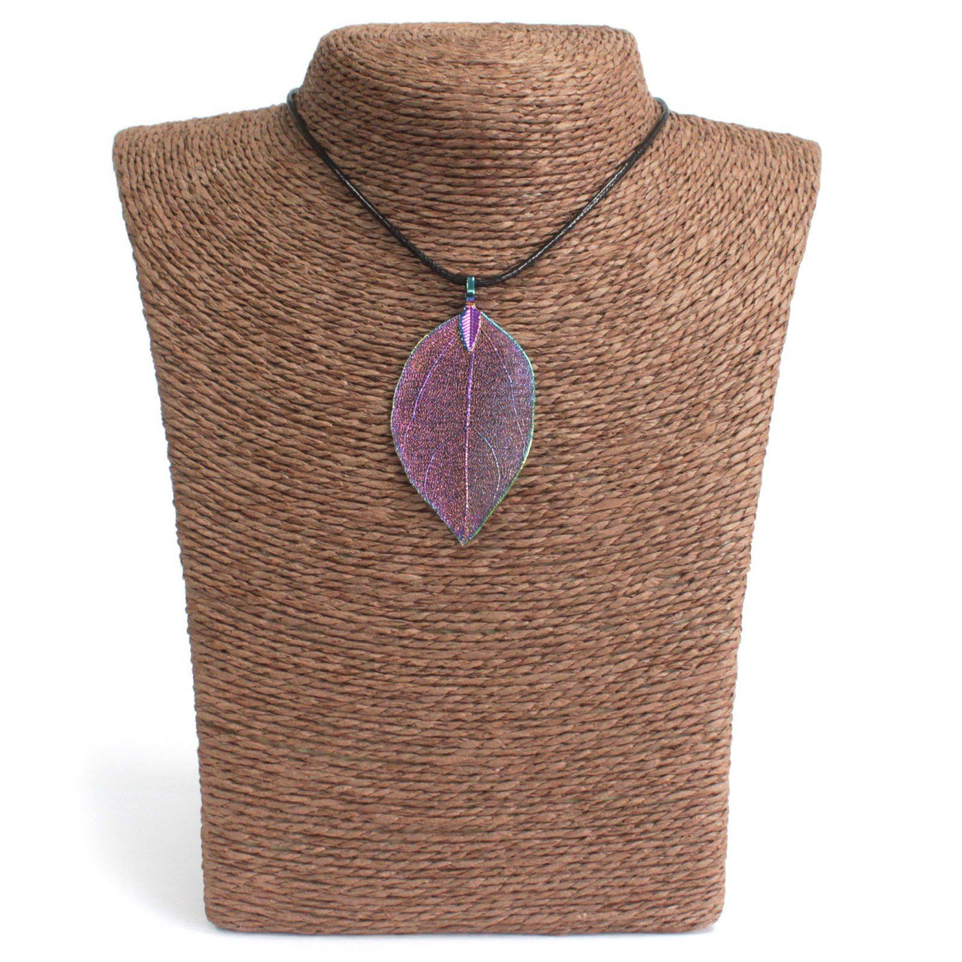  Bravery Leaf Real Leaf Multicolour Jewellery Necklace.
