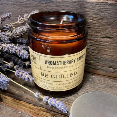   Essential Oil Aromatherapy Soy Wax Candles 200g.