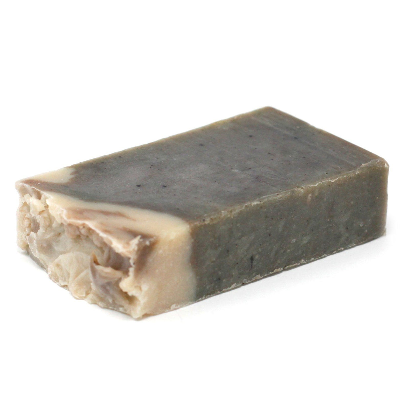 Chocolate Paraben Free Olive Oil Soap Loaf And Slices.