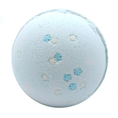Snowflake Fragranced Bath Bomb - Blueberries.