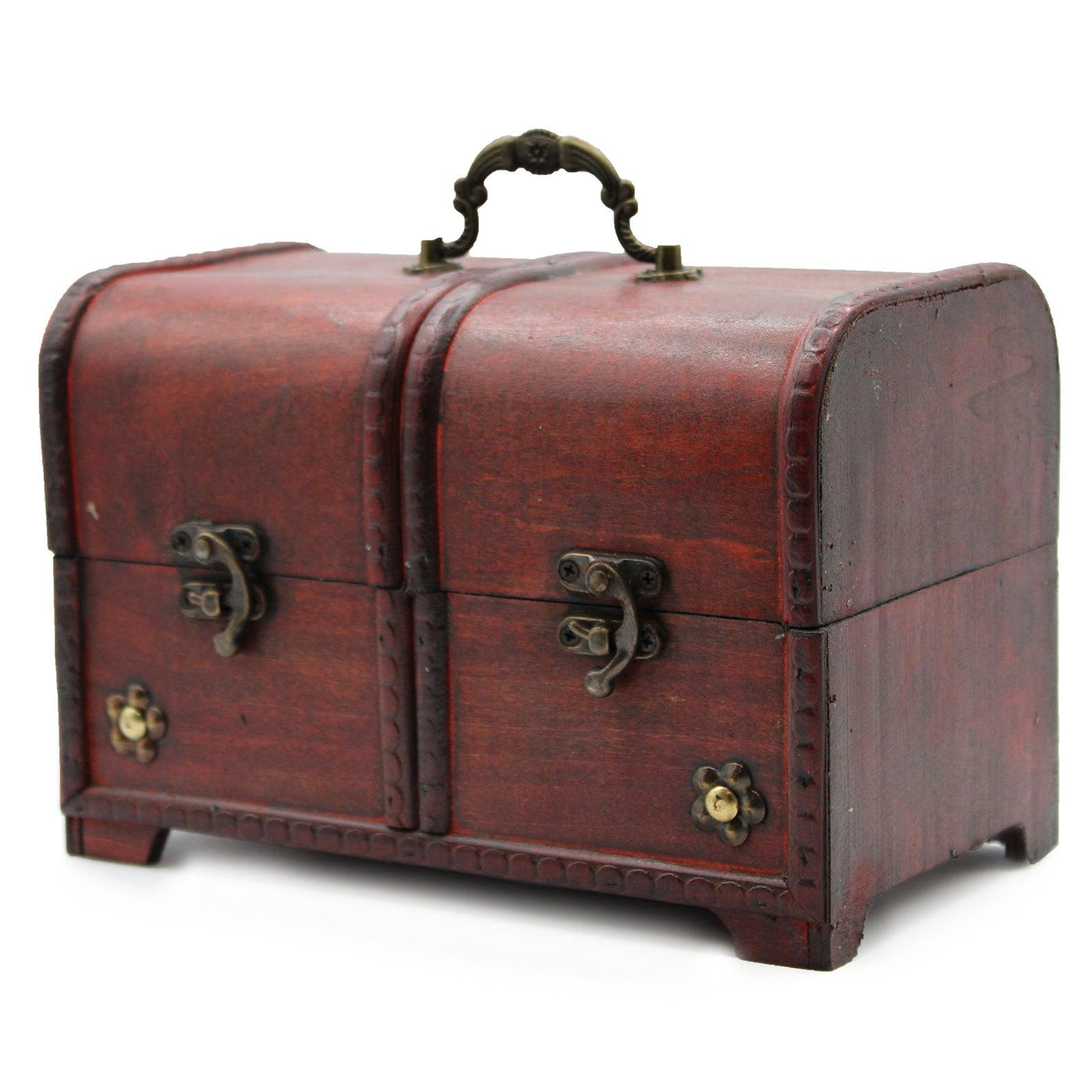 Replica Antique Aged Wooden Storage Chest - Set of 3.