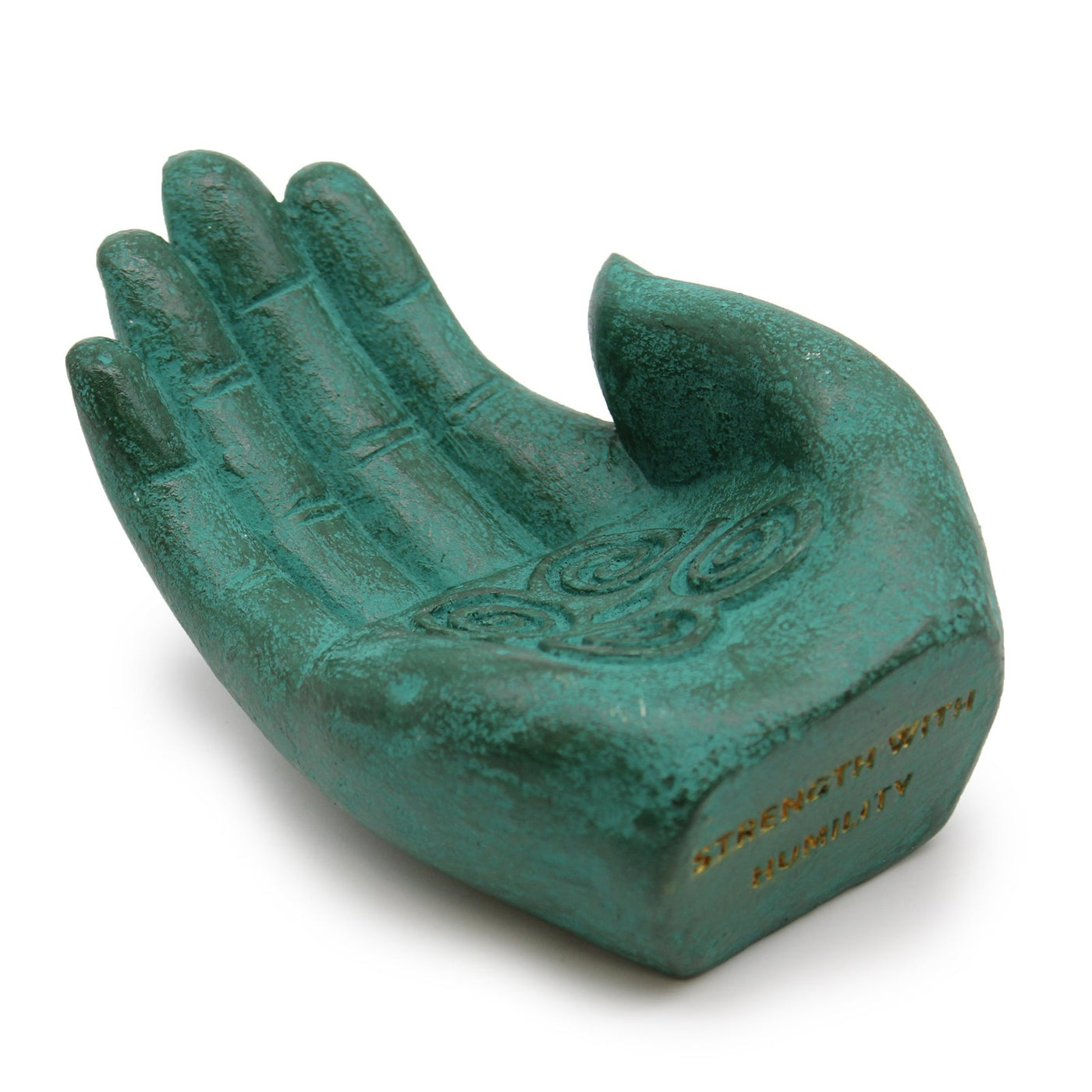 Green Stone Hand Incense Holders