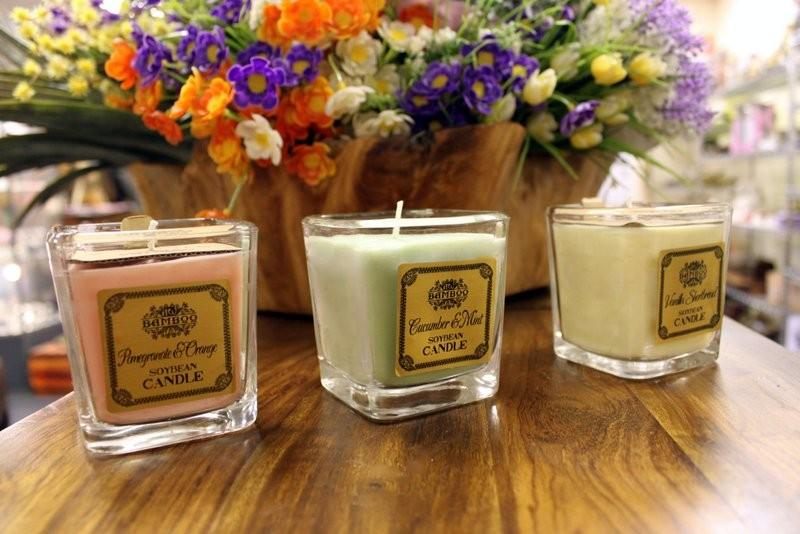 Soybean Wax Scented Jar Candles - Peach Smoothie.