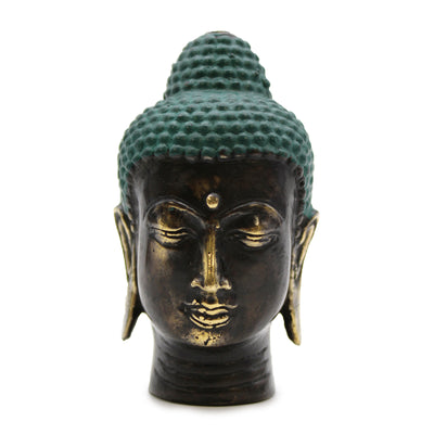Classic Mini Brass Fengshui Buddha Head Ornament.