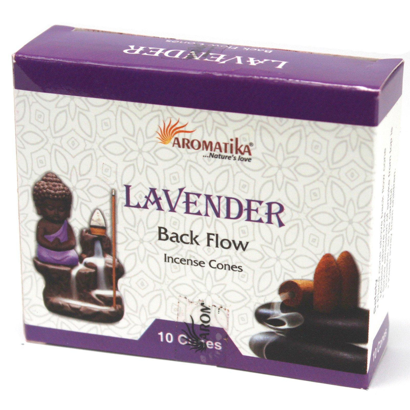 Aromatica Backflow Incense Cones - Lavender.