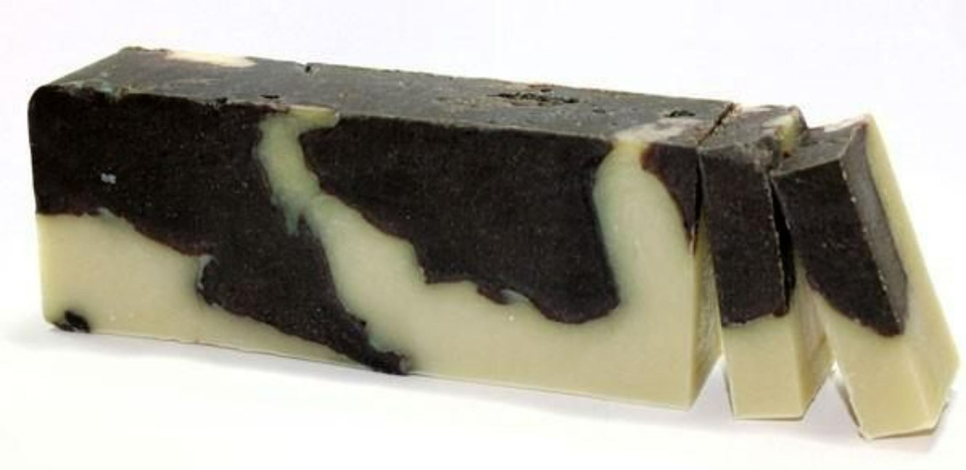 Cinnamon Paraben Free Olive Oil Soap Loaf And Soap Slices.