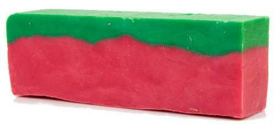 Watermelon Paraben Free Olive Oil Body Soap Loaf And Slices.