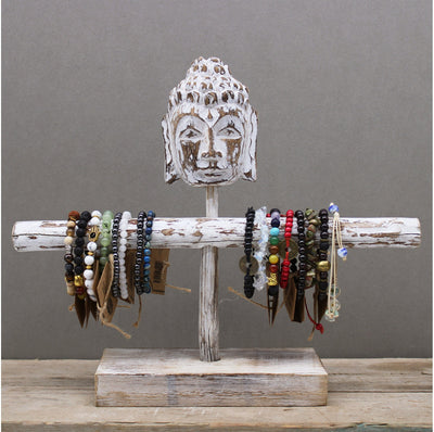 Create Eye-Catching Buddha Wooden Branch Jewellery Stands.