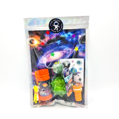 Pre Filled Galaxy Astronaut Space Party Bags, Rocket Space Goody Bags For Children, Party Favours.