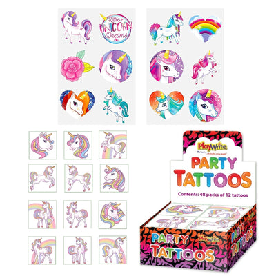 Pre Filled Rainbow Unicorn Party Bags, Party Favours For Girls With Slime, Putty, Toys, And Sweets.