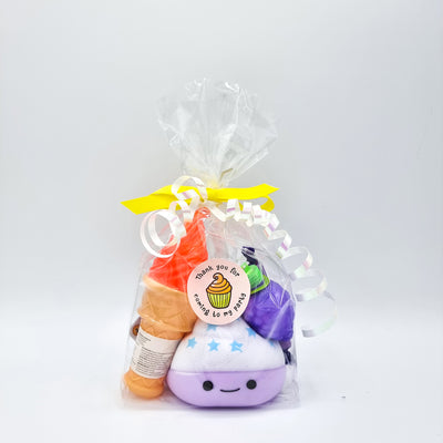 Children Pre Filled Cupcake Party Gift Bags With Toys And Candy.