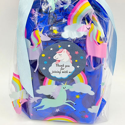 Girls Pre Filled Unicorn Party Goody Bags, Unicorn Goody Bags, Unicorn Party Favours With Toys And Sweets.
