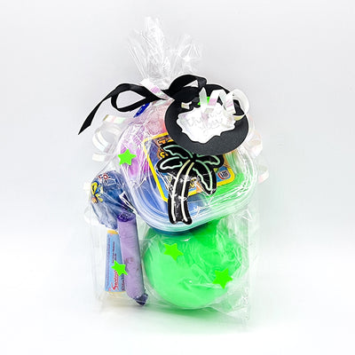 Neon Birthday Party Favours For Boys And Girls With Neon Treats And Candy.