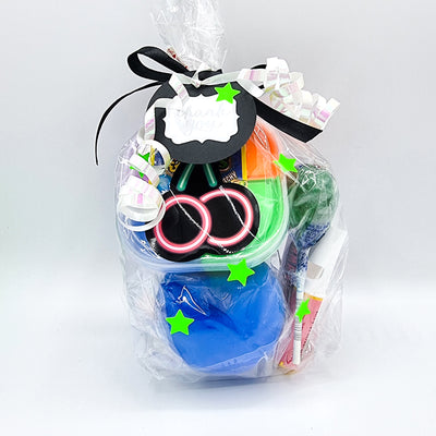 Neon Birthday Party Favours For Boys And Girls With Neon Treats And Candy, Neon Putty And Squash Balls