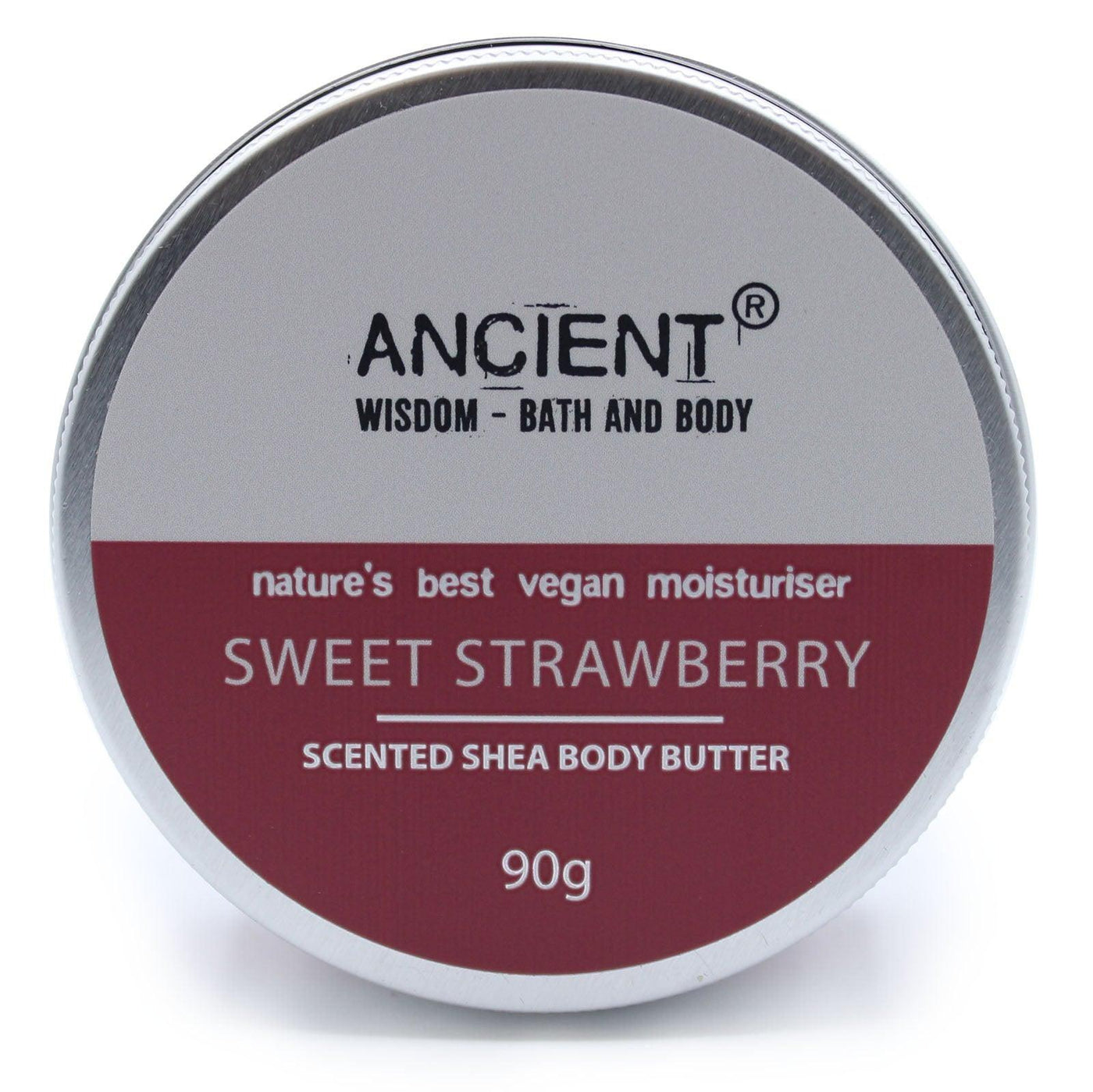 Paraben Free Scented  Shea Body Butter - Strawberry 90g