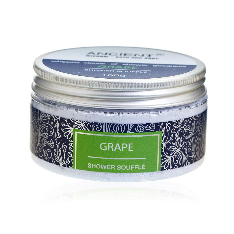 Body Cleansing Shower Souffle 160g - Grape.