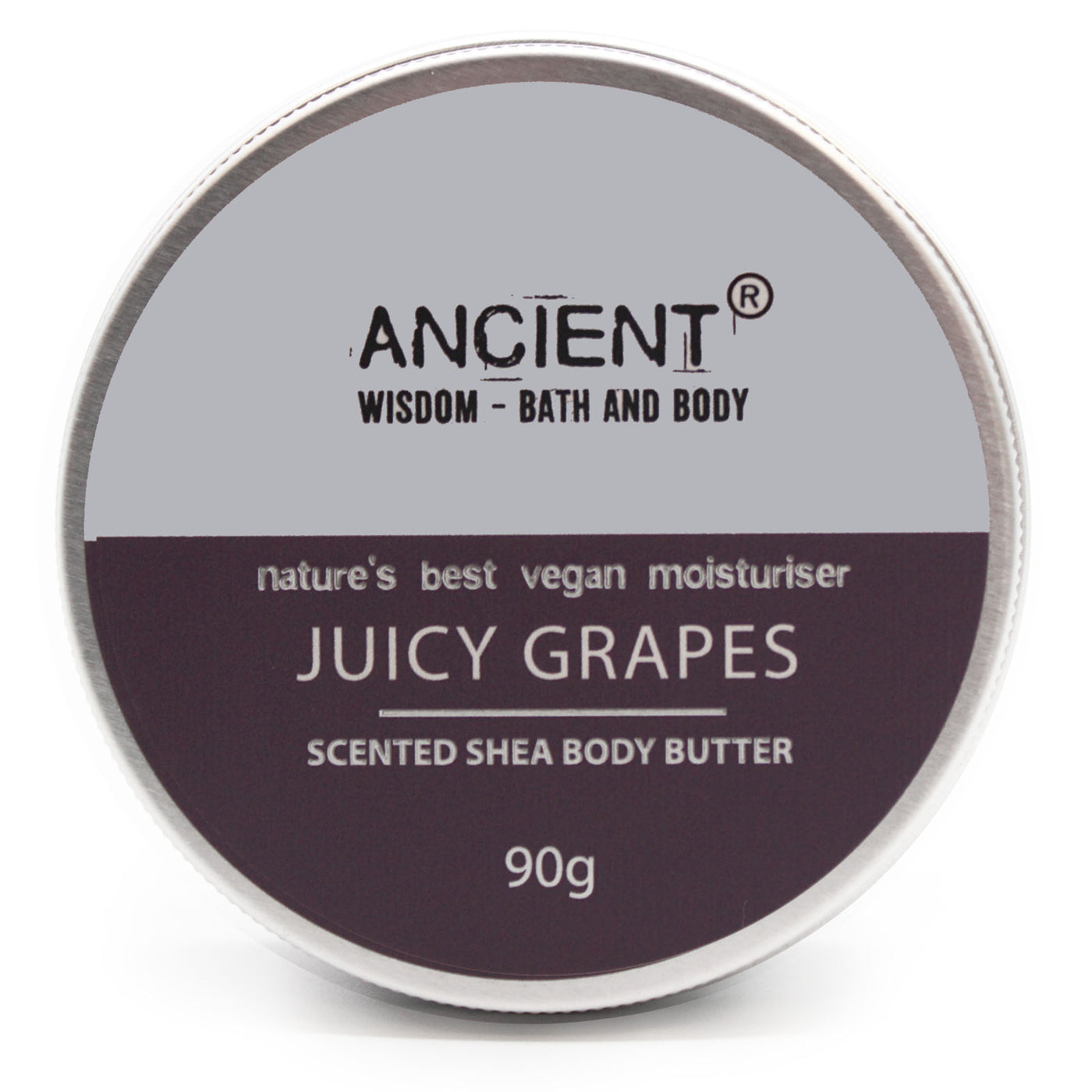 Paraben Free Scented Shea Body Butter - Juicy Grape 90g.