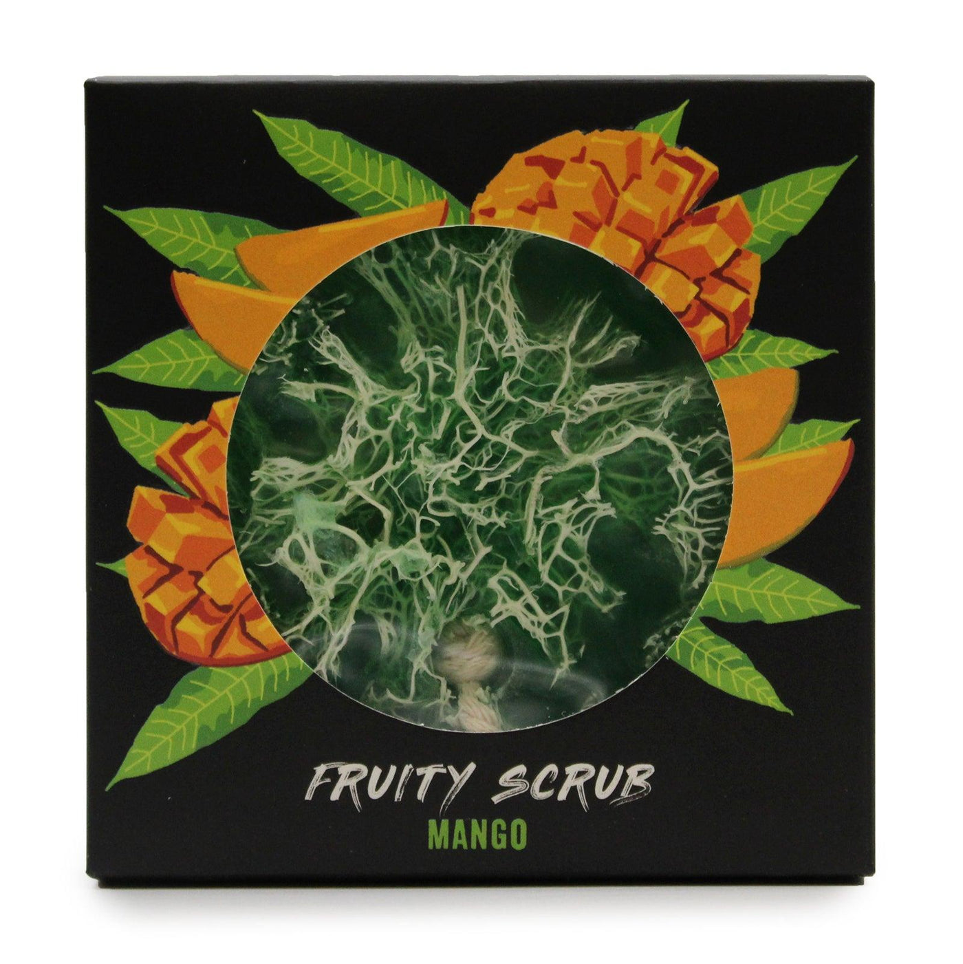 Gift Boxed Fruity Scrub Soap On A Rope -Mango.