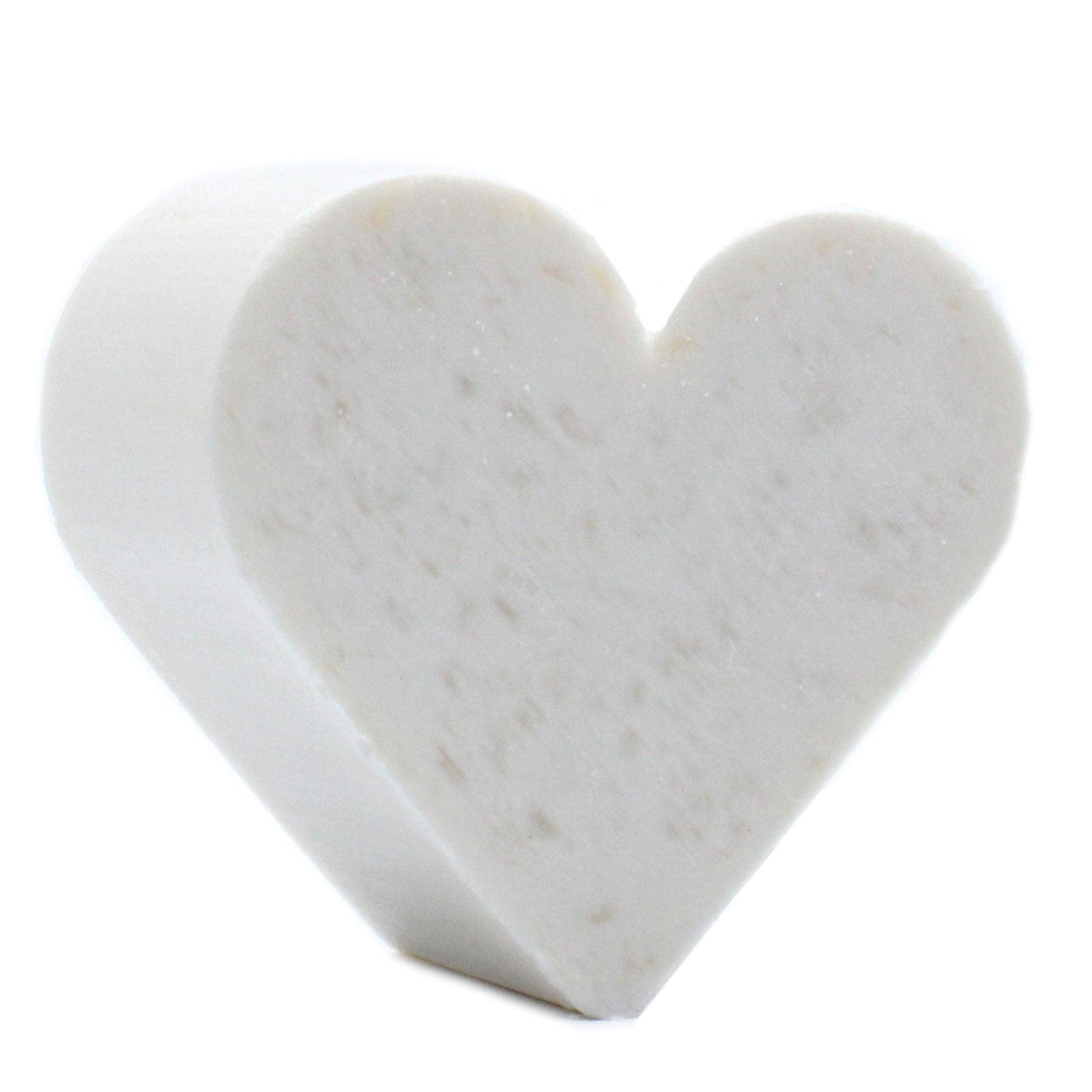 10x Green Heart Shaped Paraben Free Guest Soap - Coconut.
