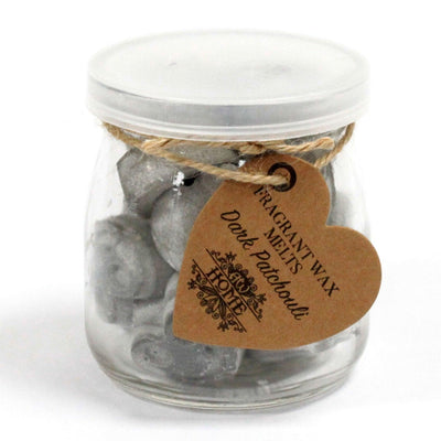 Natural Soy Fragrance Oil Heart Wax Melts - Dark Patchouli.