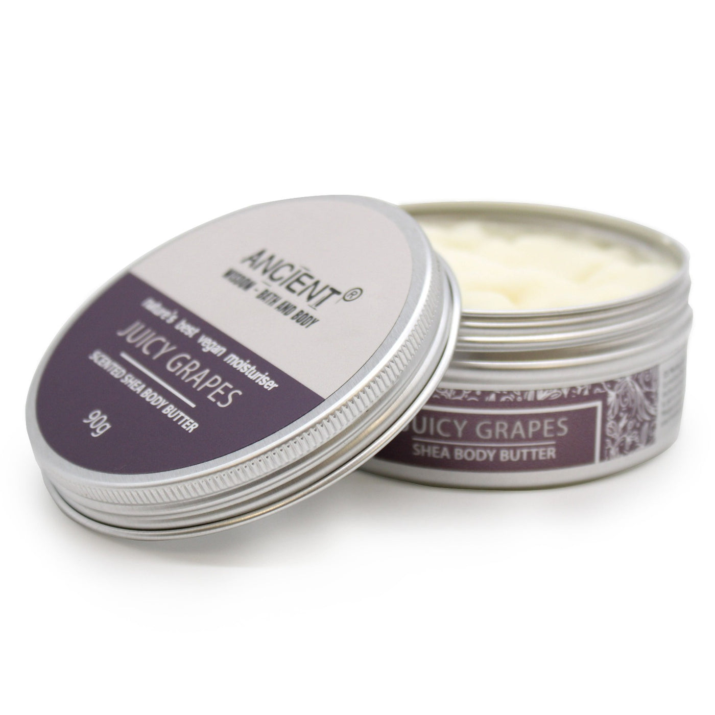 Paraben Free Scented Shea Body Butter - Juicy Grape 90g.