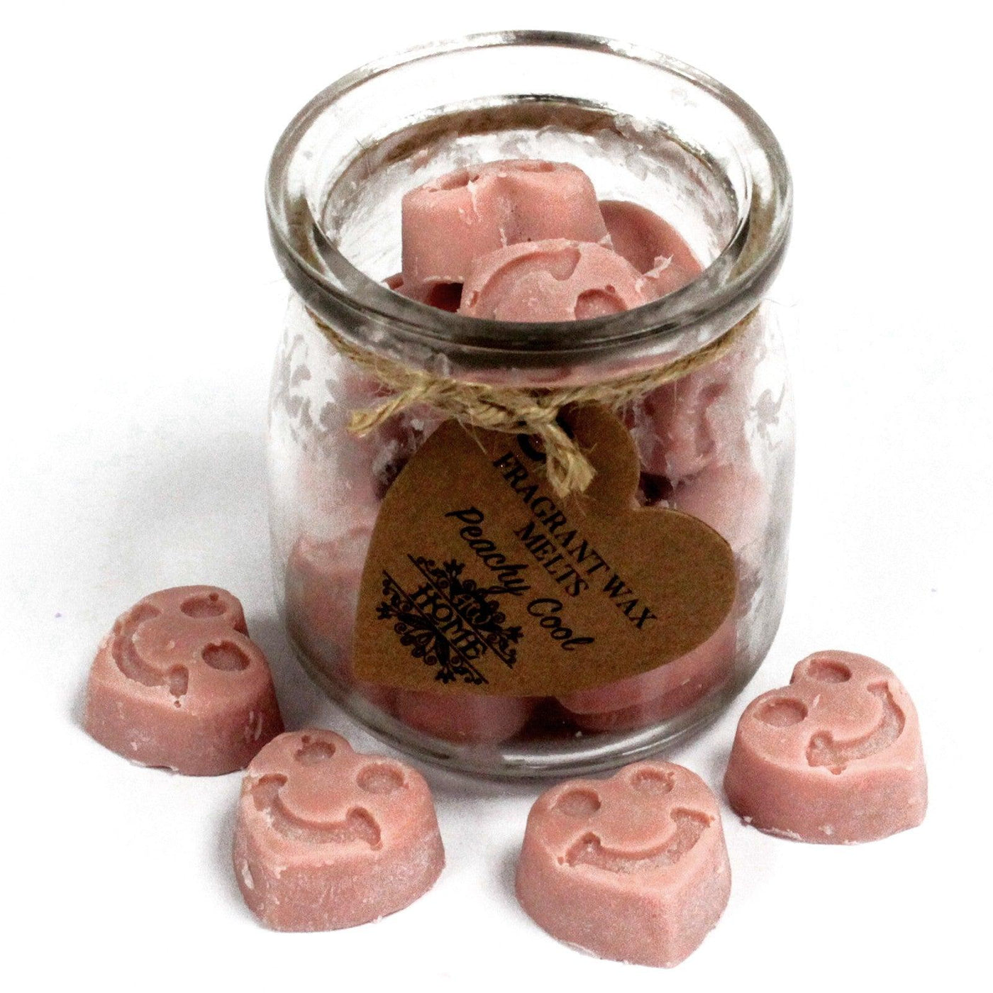 Natural Soy Fragrance Oil Heart Wax Melts - Peachy Cool