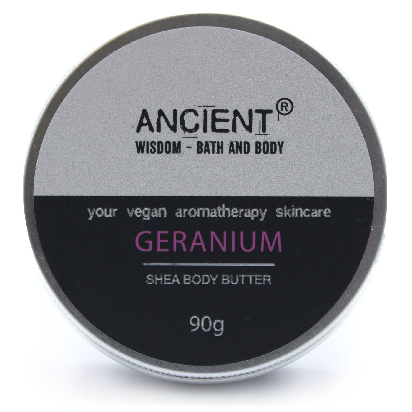 Aromatherapy Paraben Free Essential Oils Shea Body Butter 90g - Geranium