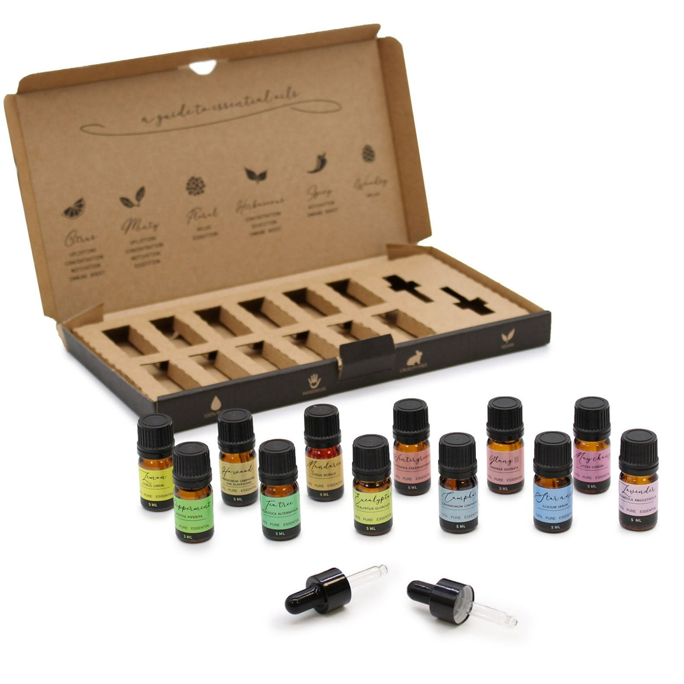Aromatherapy Essential Oil Gift Set With Natural Fragrance Oils,Packed In Gift Box.