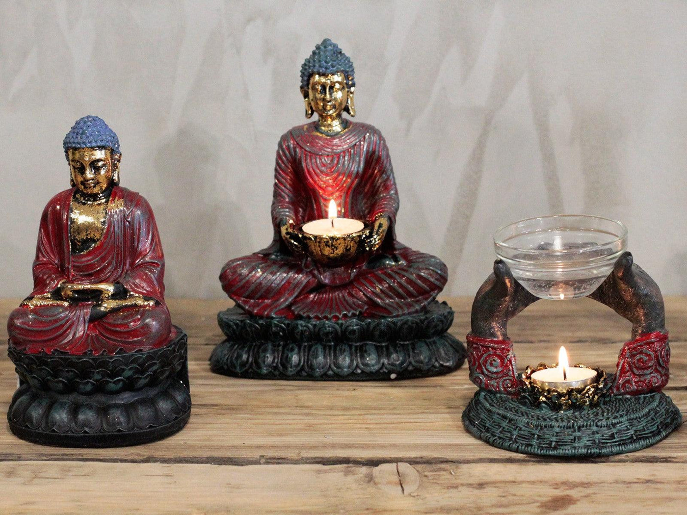 Antique Buddha Tealight Candle Holder.