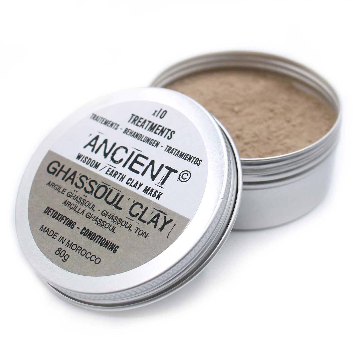 Ghassoul Detoxifying & Conditioning Clay Face Mask - 80g.