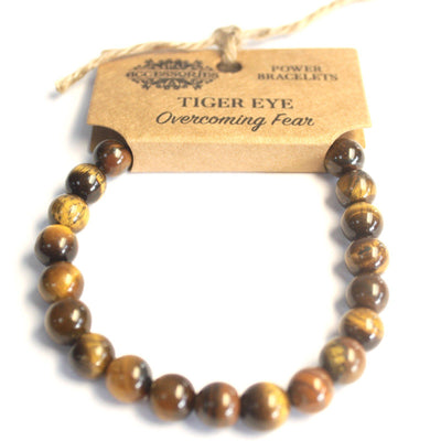 Power Healing Women's Tiger Eye Gemstone Bracelet.