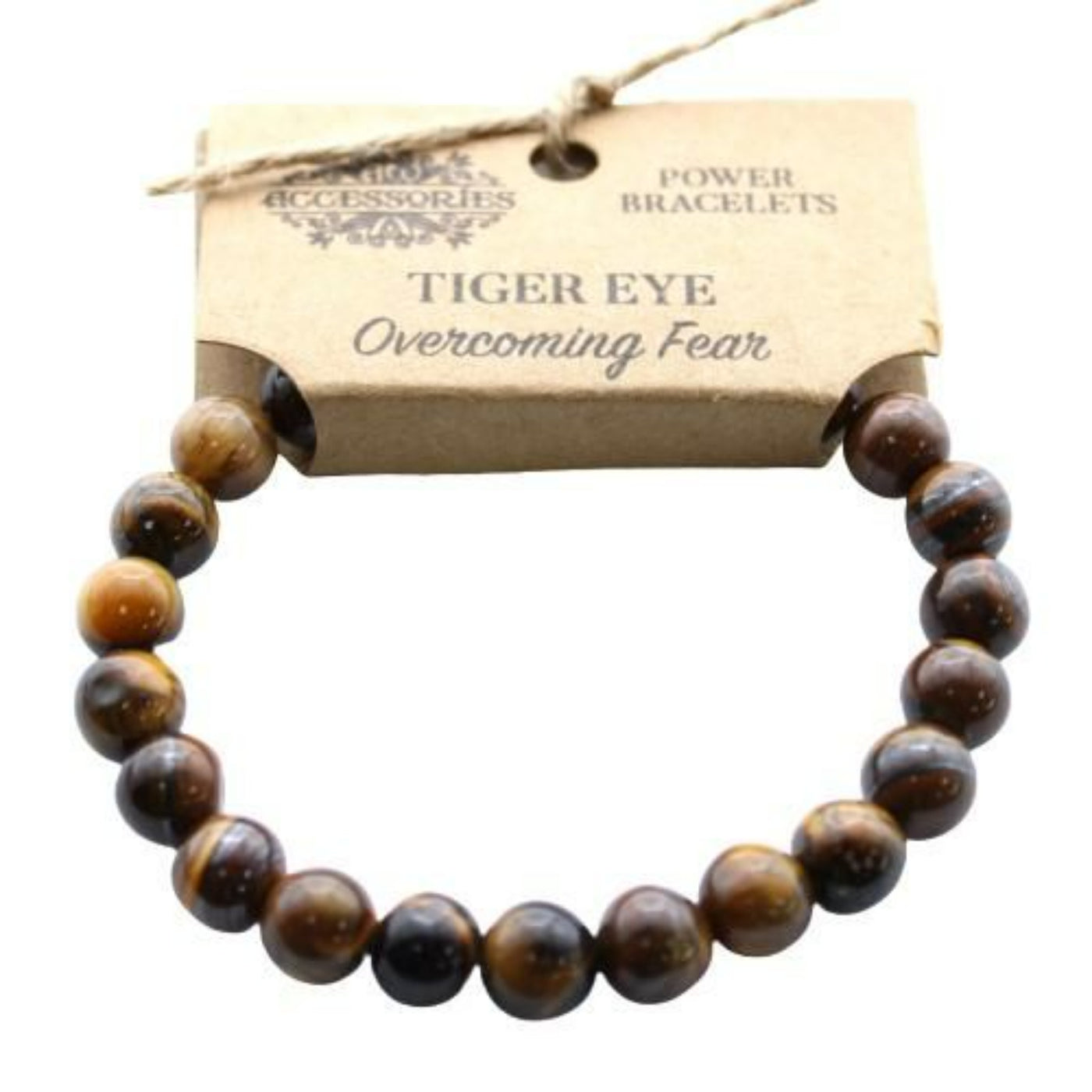 Power Healing Women's Tiger Eye Gemstone Bracelet.