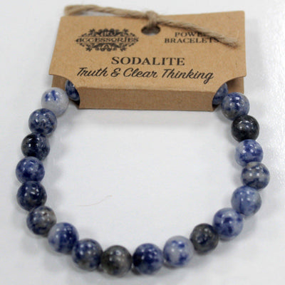 Power Sodalite Blue Gemstone Women's Bracelet.