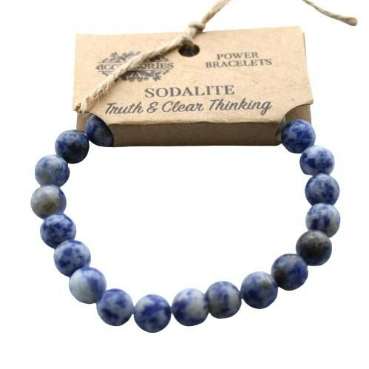 Power Sodalite Blue Gemstone Women's Bracelet.