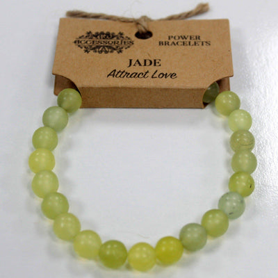 Jade Stone Power Gemstone Healing Women's Bracelet.