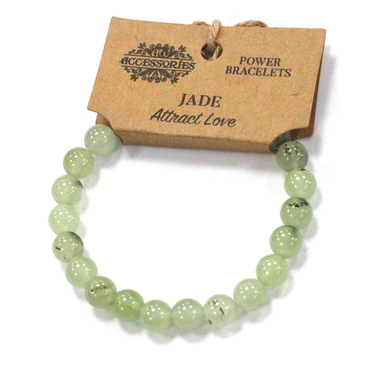 Jade Stone Power Gemstone Healing Women's Bracelet.