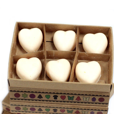 Box of 6 Heart Shaped Wax Melts –Cinnamon & Orange.