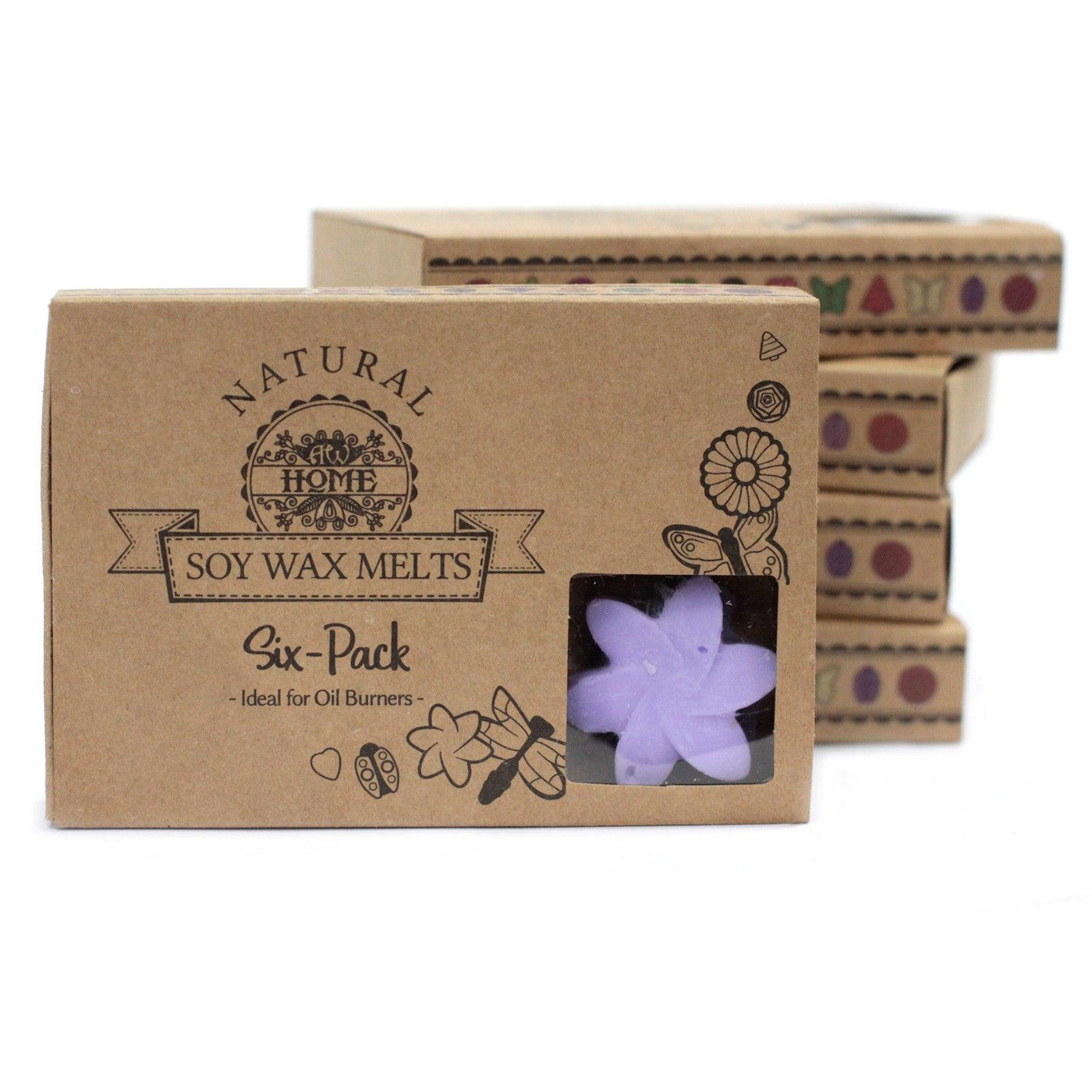 Box of 6 Star Shaped Lilac Wax Melts – Lavender Fields.
