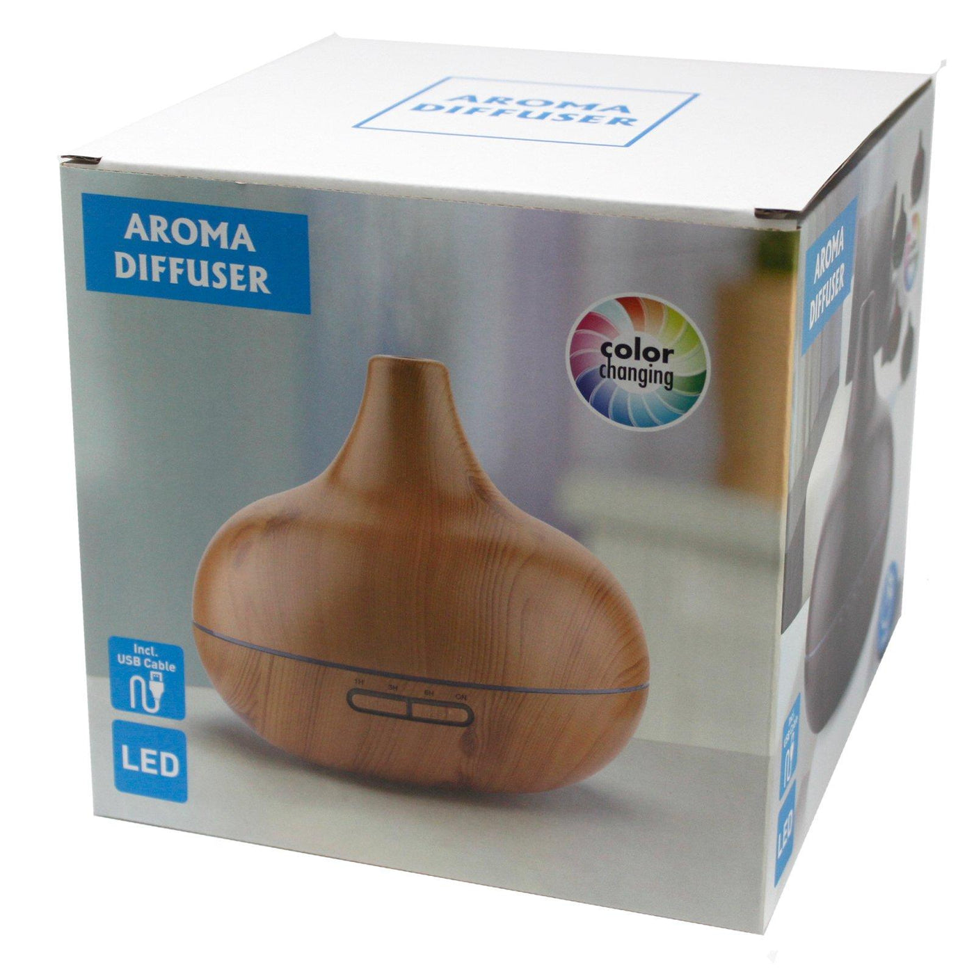 Santorini Shell Effect USB Colour Change Aroma Diffuser With Timer.
