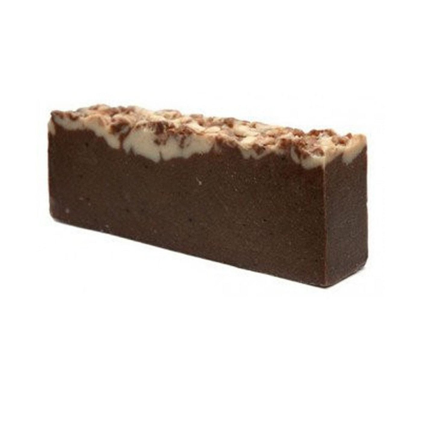 Chocolate Paraben Free Olive Oil Soap Loaf And Slices.