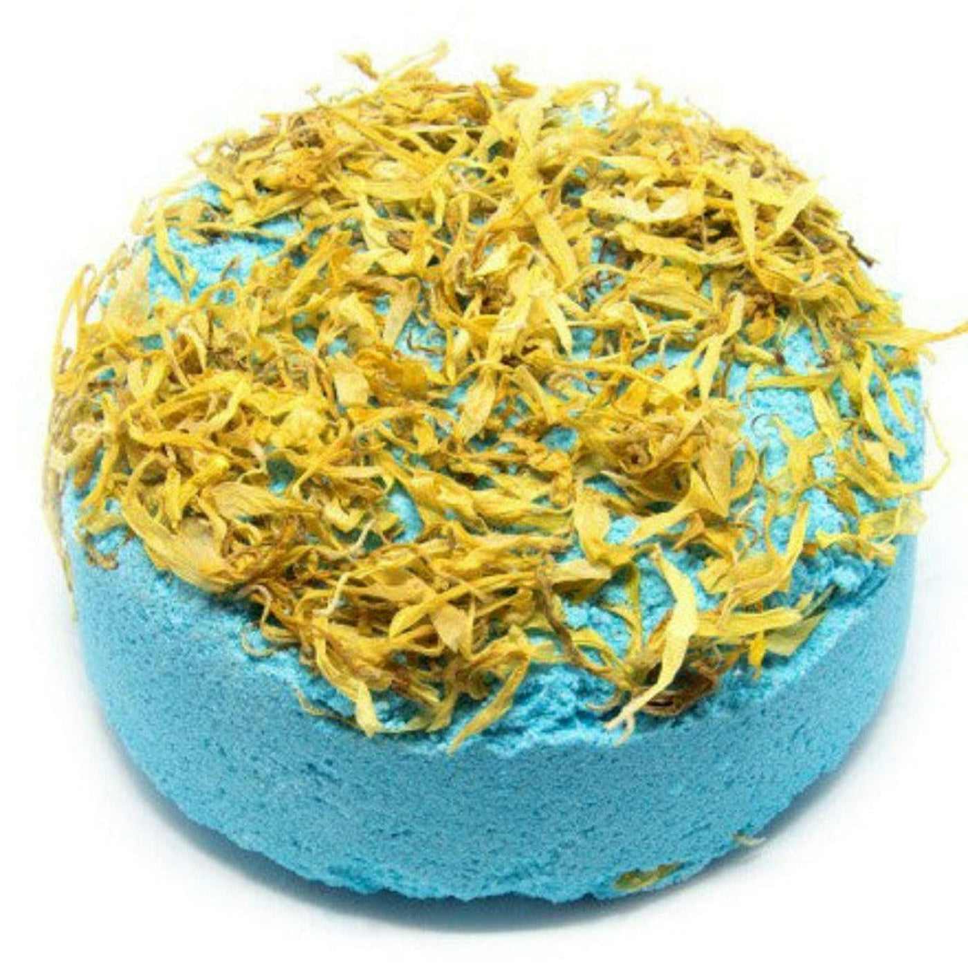 200g Floral Bath Fizz Chamomile And Clary Sage - Dream in Blue.