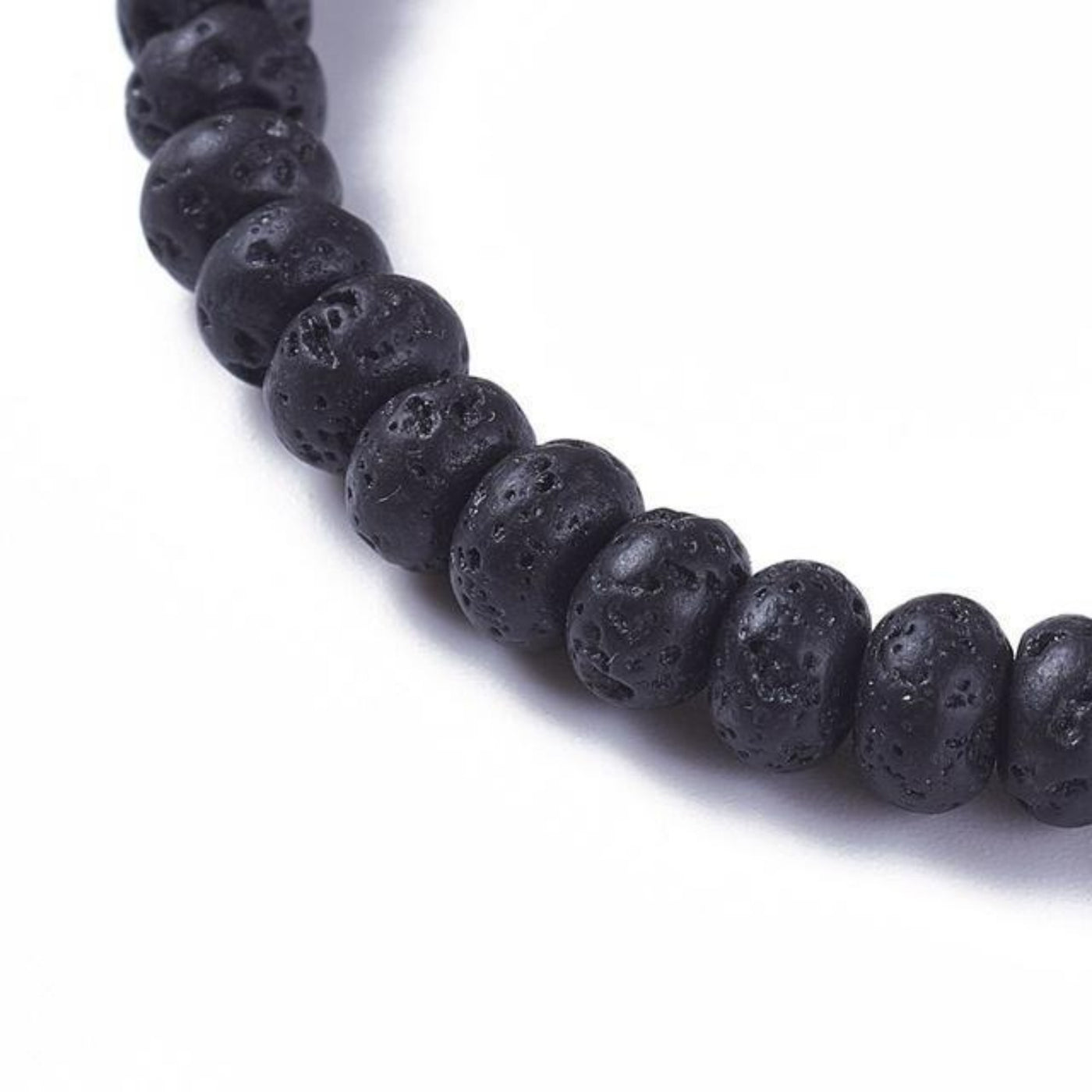 Men's Black Lava Bracelet 
