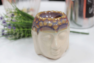 Buddha Ivory & Mint Wax Melts And Oil Burner 