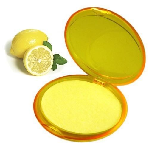 Set of 2 Pocket Fragranced Paper Soaps - Lemon